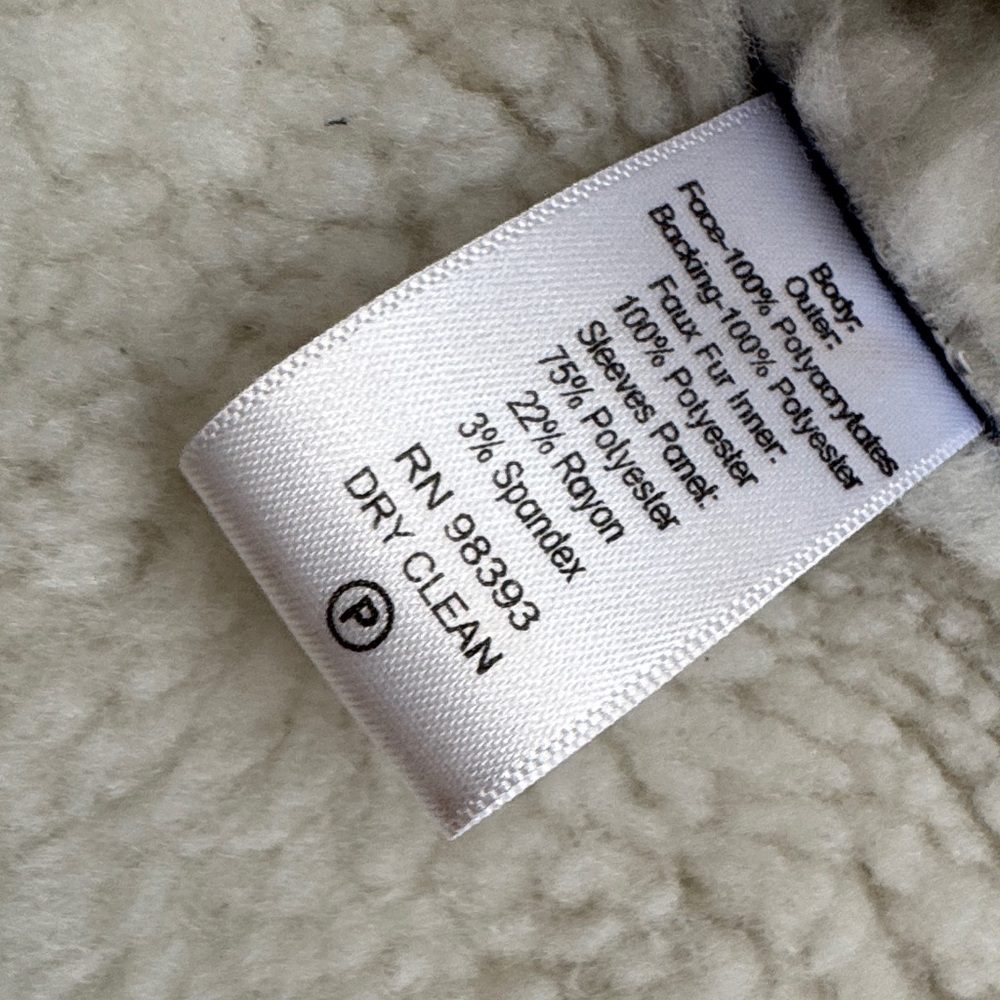 Lisa Rinna Collection Faux Suede Jacket with Faux Fur Lining – Size 12 - Picture 5 of 10